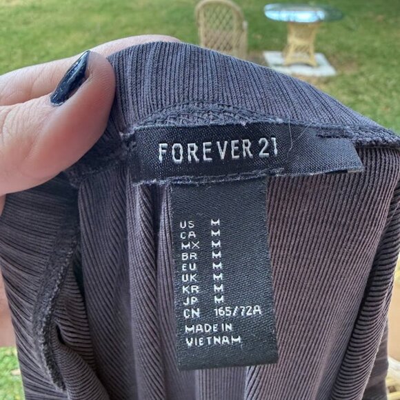 Forever 21 Strapless Grey Jumpsuit (M) - Picture 3 of 4